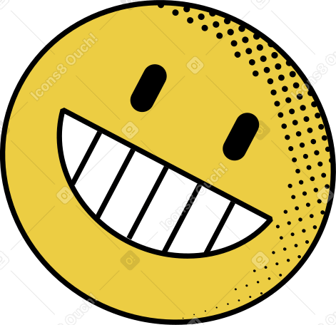 laughing smiley face PNG, SVG