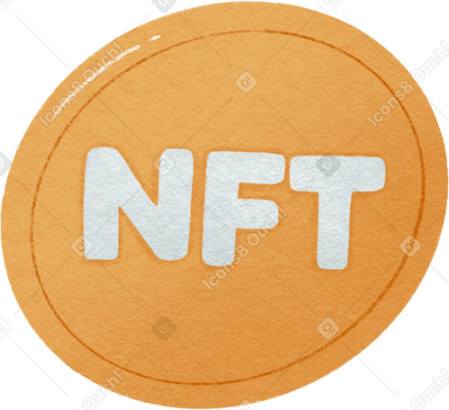 circle and nft lettering PNG, SVG
