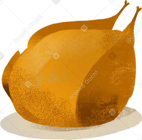 baked turkey Illustration in PNG, SVG