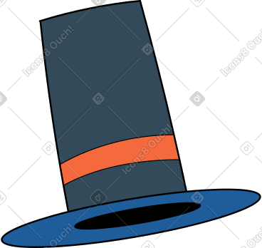 Top hat PNG, SVG