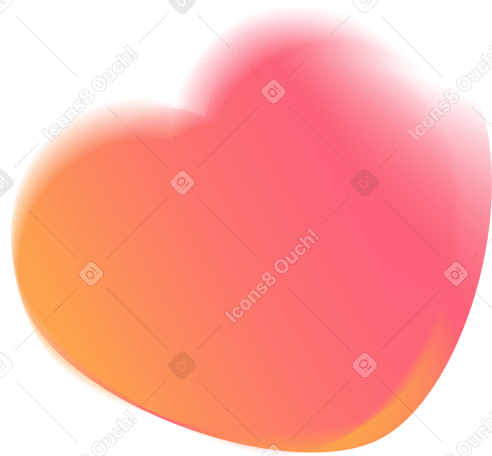 glasmorphism heart background PNG, SVG