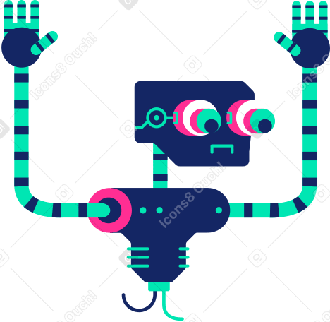 robot body Illustration in PNG, SVG