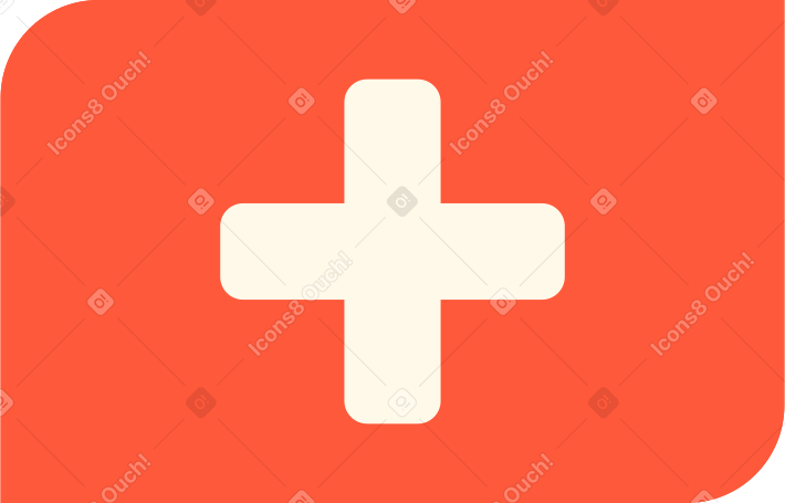 red cross Illustration in PNG, SVG
