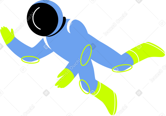 astronaut man Illustration in PNG, SVG