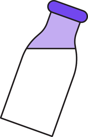 Milchflasche aus glas PNG, SVG