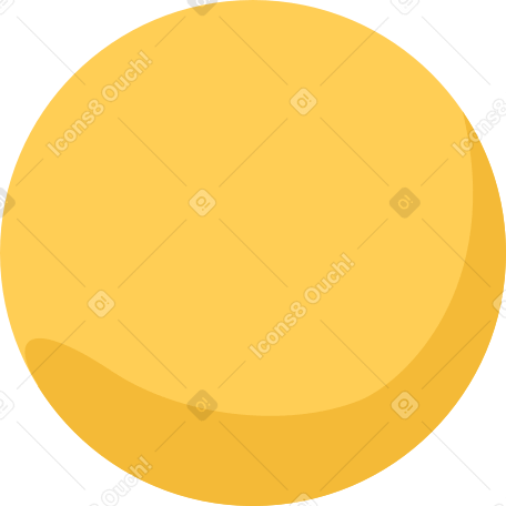 círculo amarillo PNG, SVG