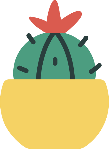 Kaktus im topf PNG, SVG