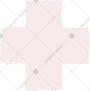 Light pink cross PNG, SVG