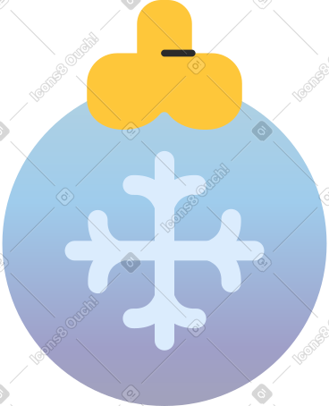 圣诞球雪花 PNG, SVG