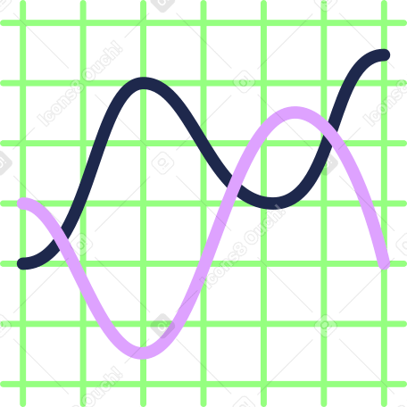 grafici sulle coordinate PNG, SVG