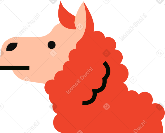 lamb Illustration in PNG, SVG