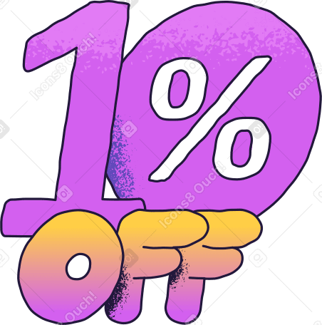 ten  percent off PNG, SVG