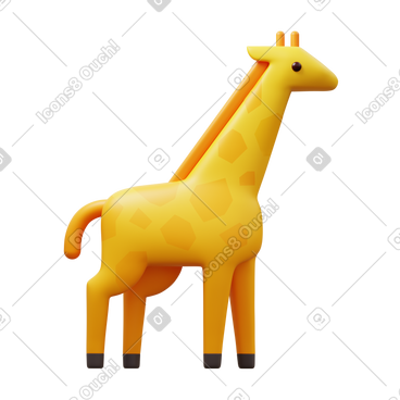 Giraffe full body PNG, SVG