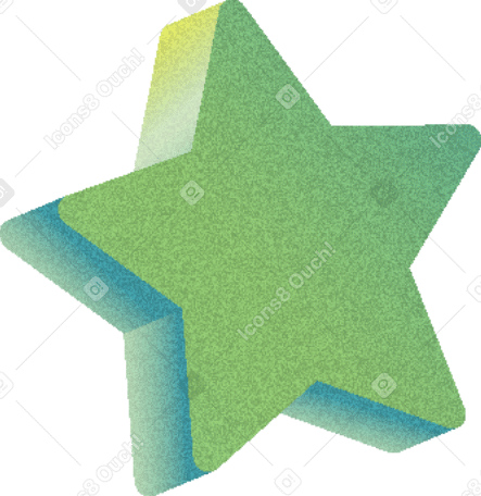 Трехмерная текстурированная звезда в PNG, SVG