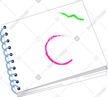 Drawing album PNG, SVG