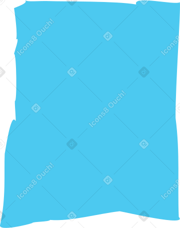 sky blue rectangle Illustration in PNG, SVG