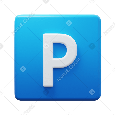 3D parking PNG、SVG