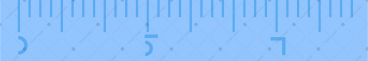 Blue ruler PNG, SVG