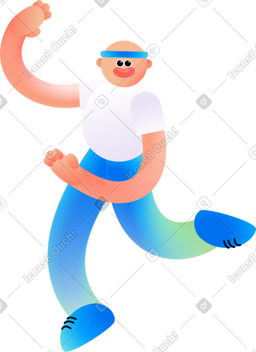 男人站着举起手 PNG, SVG