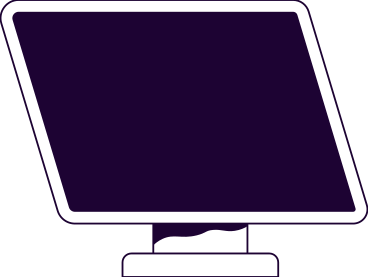 Наклоняемый монитор компьютера в PNG, SVG