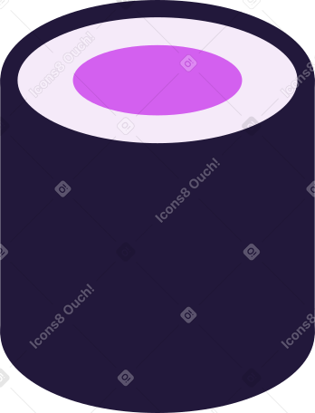 sushi roll PNG, SVG