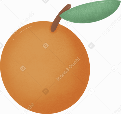 orange Illustration in PNG, SVG