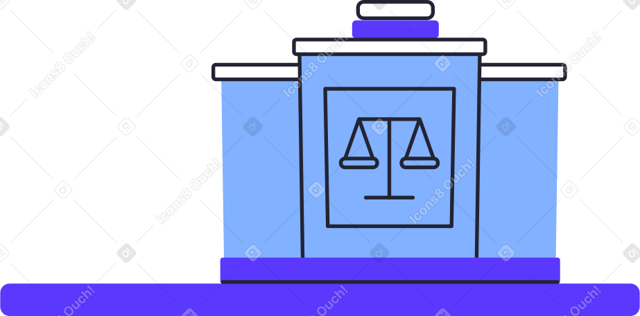 Mesa do juiz PNG, SVG