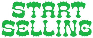 세리프 녹색 텍스트로 레터링 판매 시작 PNG, SVG