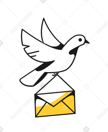 Dove Illustration in PNG, SVG