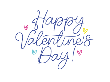 Lettering happy valentine's day! PNG、SVG
