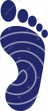 footprint Illustration in PNG, SVG