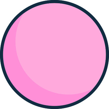 pink planet PNG, SVG