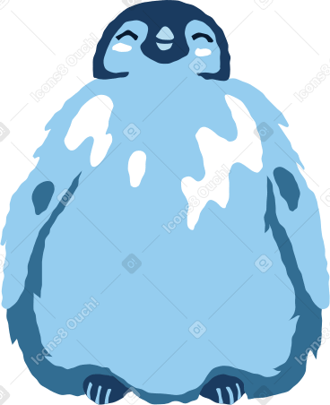 baby penguin Illustration in PNG, SVG