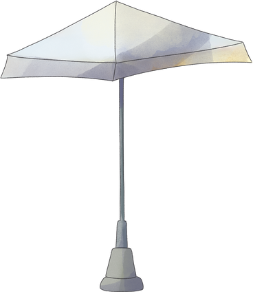 umbrella with leg PNG, SVG