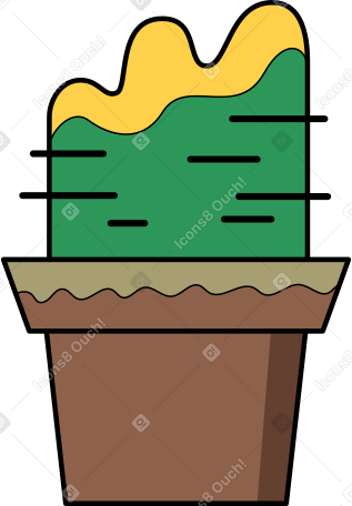 plant pot Illustration in PNG, SVG