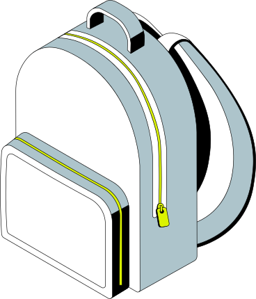 rucksack PNG, SVG