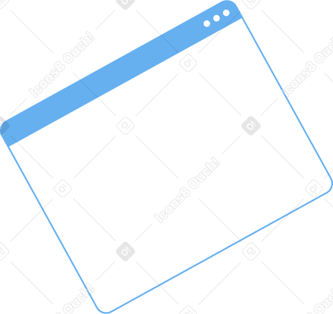 browser Illustration in PNG, SVG