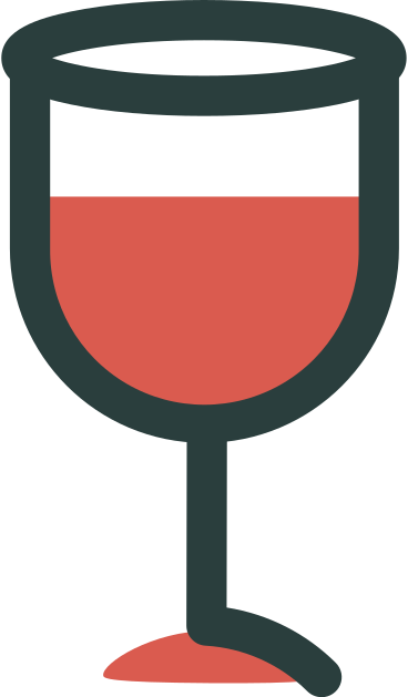 Glass of wine PNG, SVG
