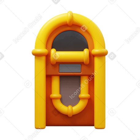 3D jukebox в PNG, SVG