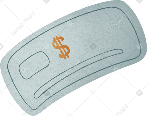 bank check with dollar symbol PNG, SVG