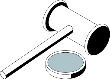 judge's hammer PNG, SVG