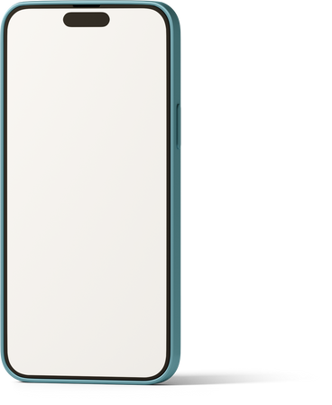 smartphone with blank screen turned left PNG, SVG