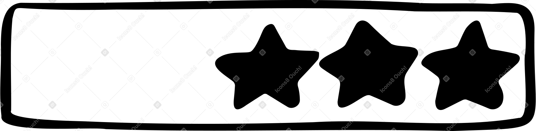 Blocco con stelle PNG, SVG