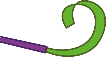 party blower PNG, SVG