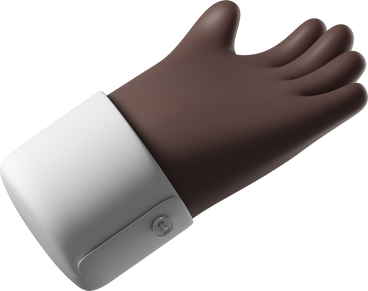 Black skin hand reaching out PNG, SVG