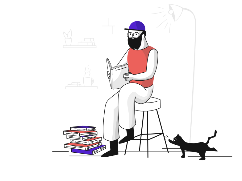 Immagine Vettoriale studio da libri in PNG e SVG in stile | Illustrazioni Icons8