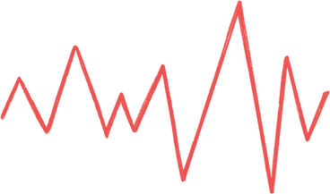red heart pulse line PNG, SVG