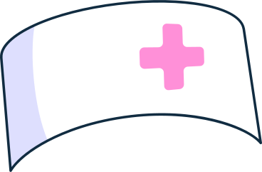 medical cap with cross PNG, SVG