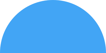 Semicírculo azul PNG, SVG