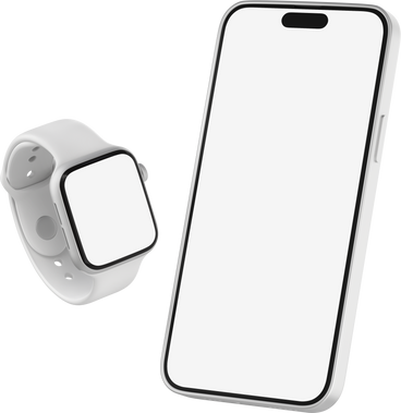 smart watch with phone PNG, SVG